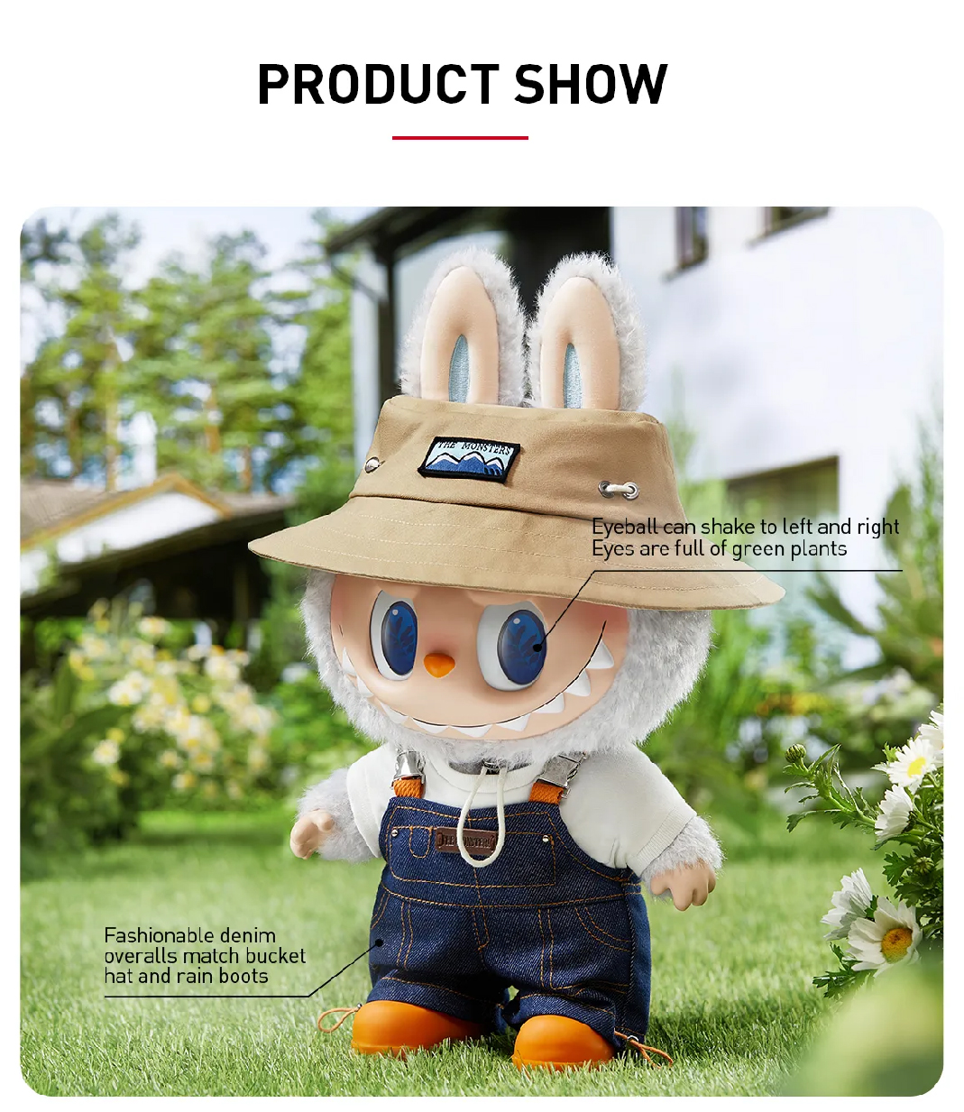 LABUBU - FALL IN WILD - 40CM 4 Labubu fall in wind - 4